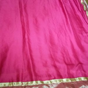 Beautiful Red Colour bordedesign  Saree