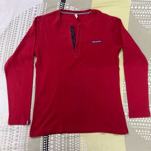 Long Sleeve Red Tshirt