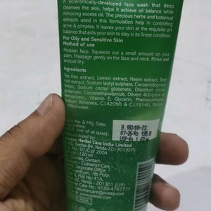 Wow Aloe Vera Gel & Jovees Tea Tree Face Wash