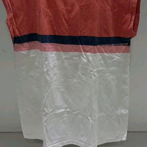 Light Peach 3 Qtr Pant N Tr Shirt