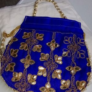 Royal Blue Potli