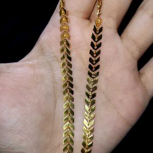 Gold-plated Leaf Design Anklet✨️