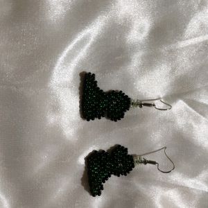 Earrings, Beaded Dinosaurs Earrings