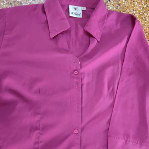 Formal Women Shirt Three Quarters Sleeves