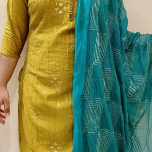 Kurti Pant And Dupatta