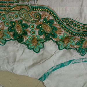 Cotton Anarkali With Embroidery Work