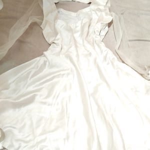 White Customized Dress From Designer Size Xs/s