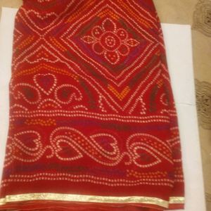 Chundari Print Saree