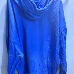 Blue Oversized Hoodie