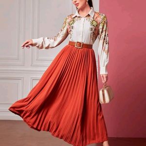 Brand new Shien Pleated Long Skirt