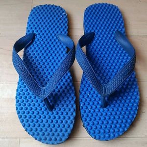 [7,8,9,] BLUE ACCU PRESSURE SLIPPER UNISEX