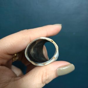 Old Abalone Shell Ring