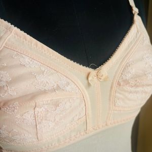 Baby Pink Slip In Chanderi And Luscious Lace