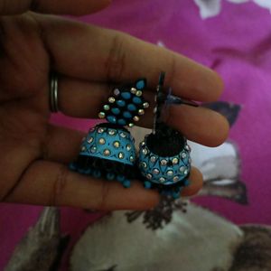 Ear Ring Sky Blue...