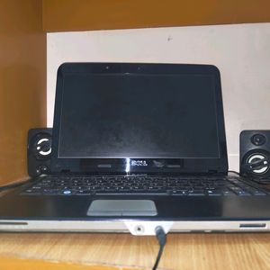 Dell Laptop With Dual Speakers And Charger