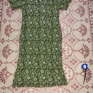 printed kurti with pockets