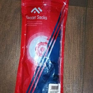 Blue Long Soccer Socks