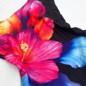 Floral printed swimsuit