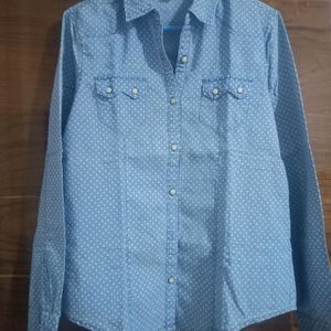 Combo Of Two Blue Denim Shirt