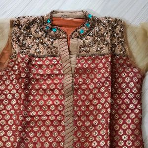 Heavy Cutdana N Sequence Work Kurta Set