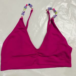 Women Pink Cute Bralette