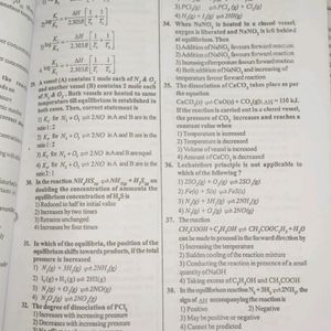 Chapter Wise Worksheet Of Chemistry Neet