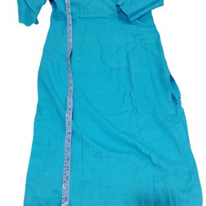 Women Kurta Sky Blue