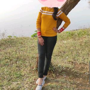 Fancy Yellow Sweatshirt