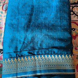 Blue Daily Wear Saree Of Light Weight