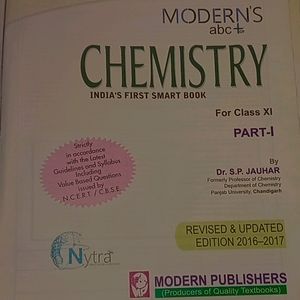 Chemistry Book Of Class 11th