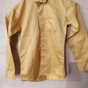 Golden Shirt For Boys