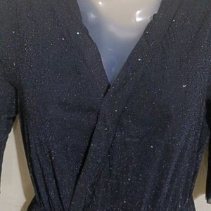 SHIMMERY BLACK FROCK