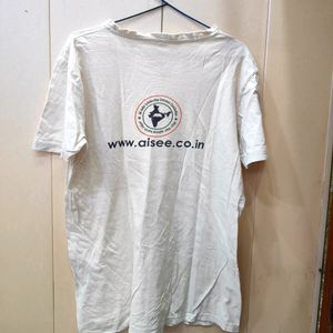 White Daily Wear Tshirt (Men)