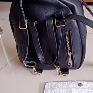 Backpack Cum Small Size Handbag/Sling bag