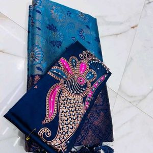 Kupera Silk Saree With Working Blouse