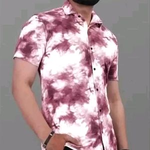 Stylish Lycra Short Sleeves Shirt For Men