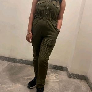 Olive Green Jumpsuit