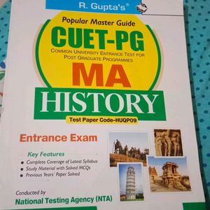 Cuet Pg History Entrence Book