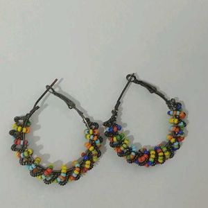 Multicolor Loop Earings