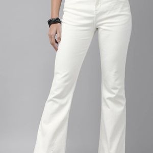 ROADSTER White Flared Jeans