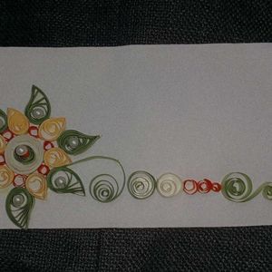 Quilling Flower Envelope