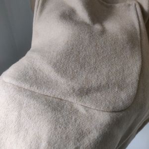 Beige Overcoat