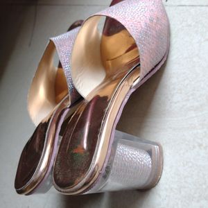 Pink Sparkles Heels Sandel