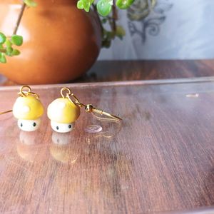 Mushroom Kawai Earrings