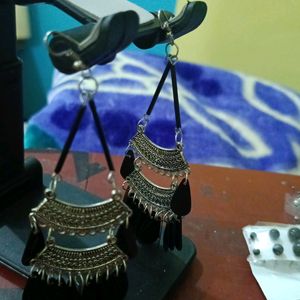 Black jaipuri Earrings