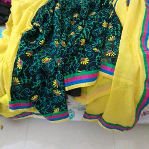 Yellow Designer Saree