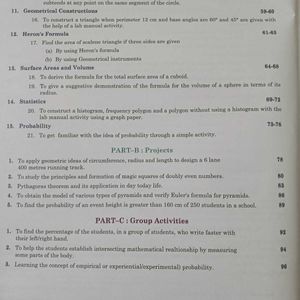 Class 9 Mathematics Lab Manual