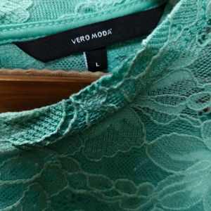 Elegant Sea Green Formal Top – Vero Moda