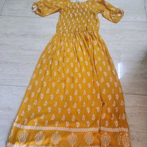 Yellow Jaipur Dress