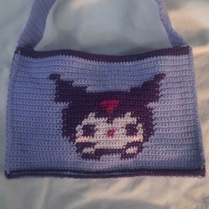 Crochet Kuromi Bag